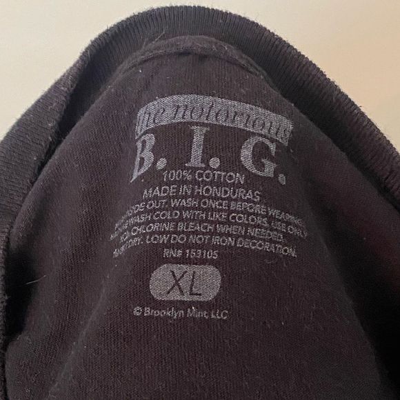Crowned Baby Biggie Notorious BIG Black T-Shirt(85) - Picture 4 of 9